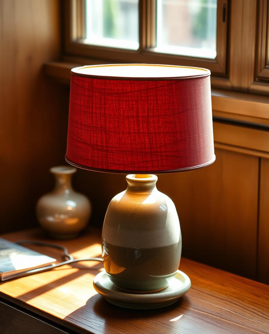 Vintage Stone Table Lamp