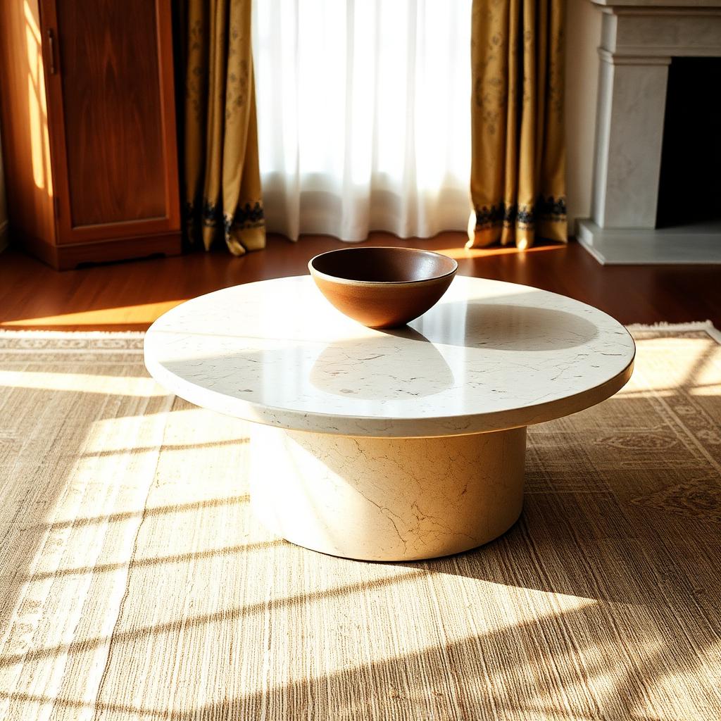 Travertine Coffee Table